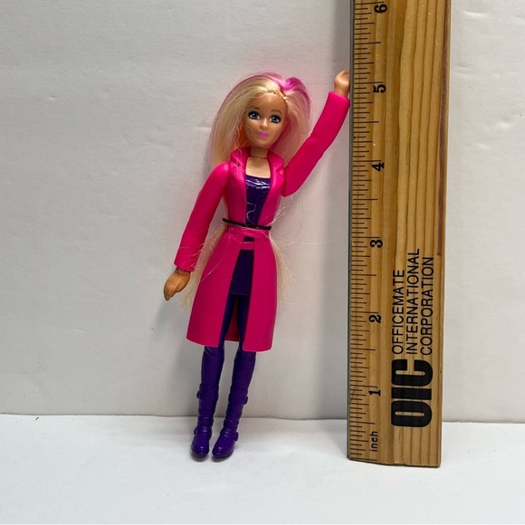 mcdonalds barbie spy squad secret agent doll mattel 2016 pink 5 inch figure - Picture 2 of 4